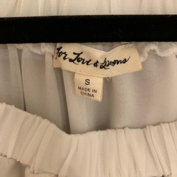 For Love and Lemons White Carolina Dress, Size S - Picture 6 of 7